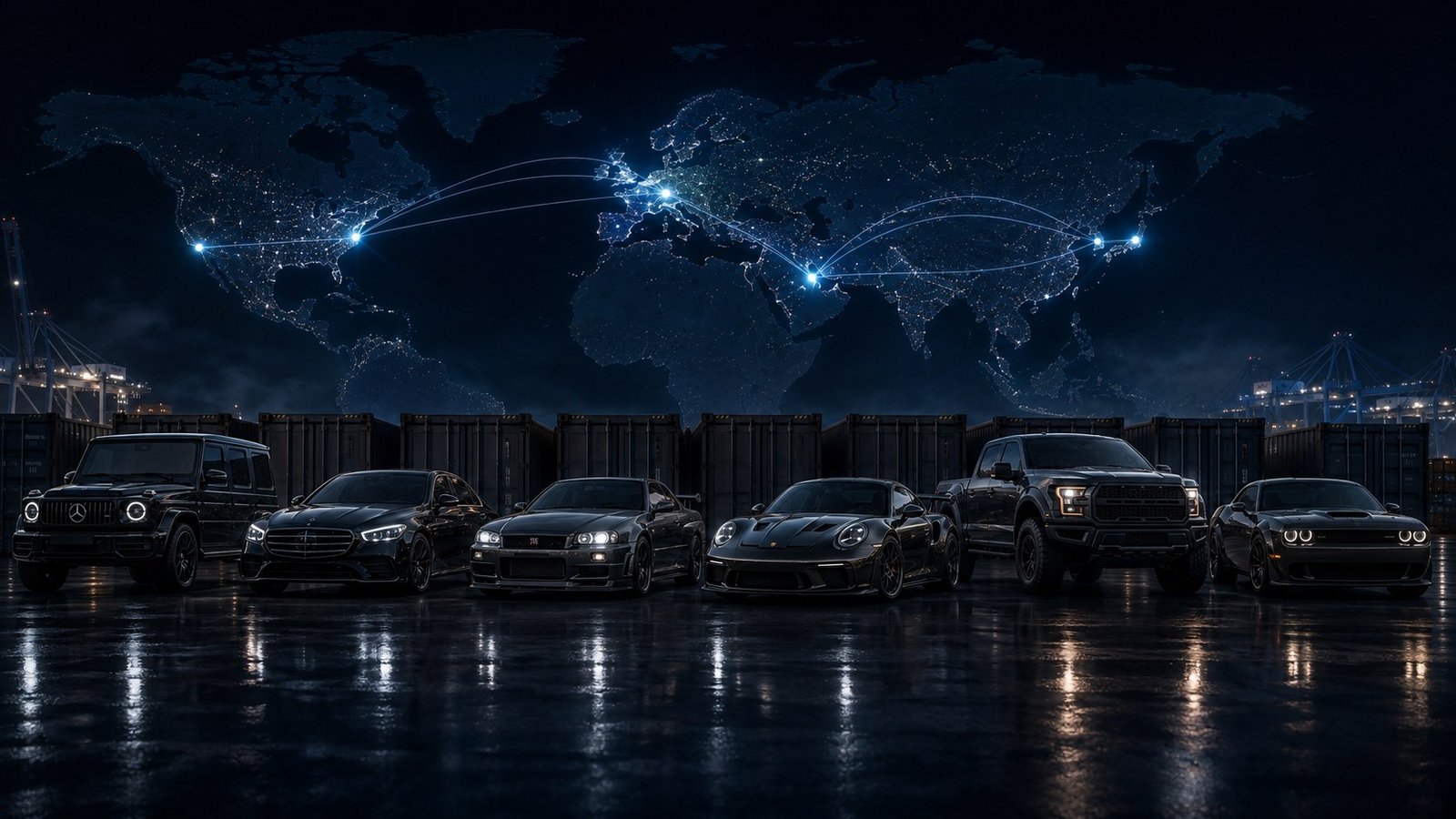 Global Cars Export fleet — worldwide vehicle sourcing